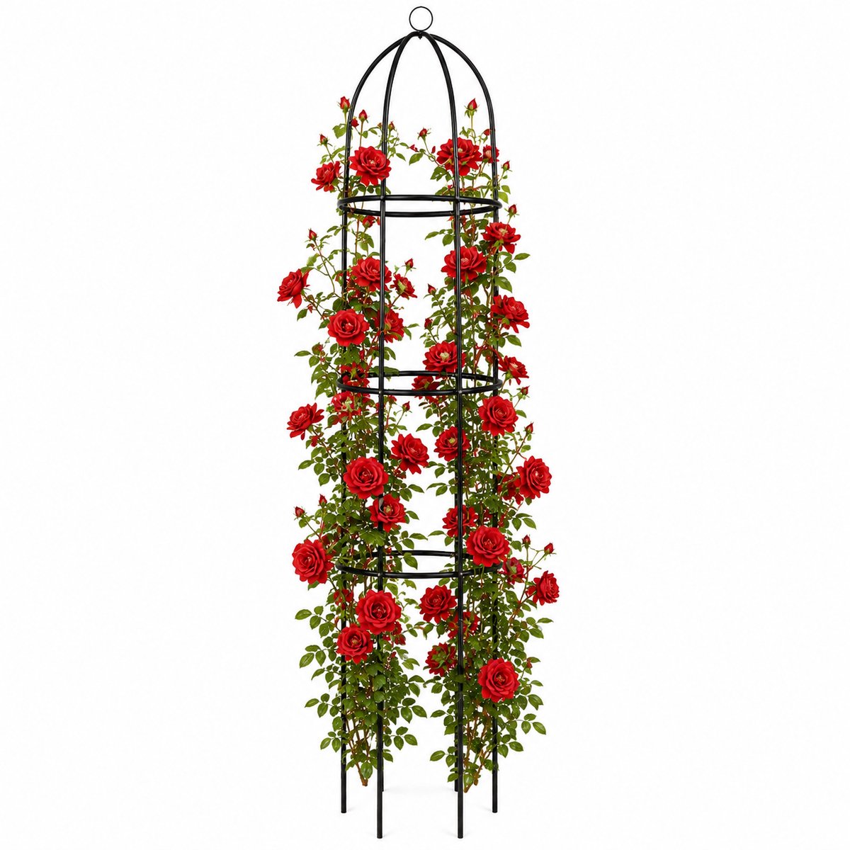 Kinzo Rozen Plantensteun Rond 185x40cm — zo goed als nieuw