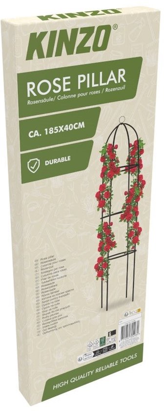 Kinzo Rozen Plantensteun Rond 185x40cm — zo goed als nieuw