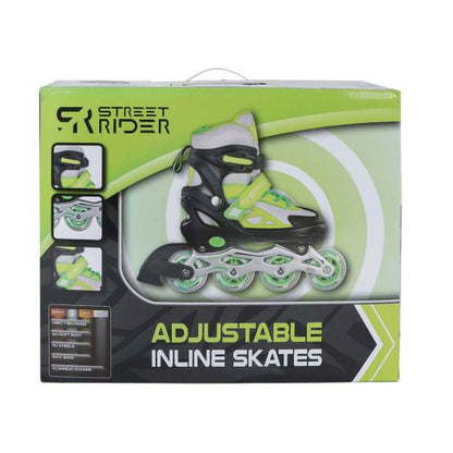 Street Rider Inline Skeelers Groen/Zwart Maat 37-40 — Zeer goed