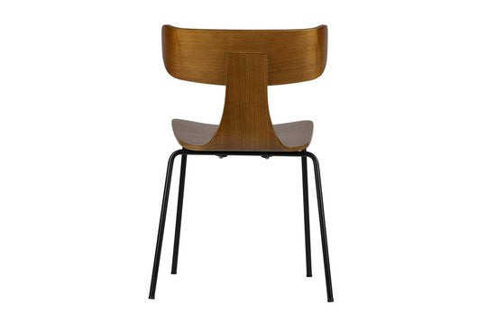 WOOOD Form Stoel Essenhout Fineer Bruin 78x50x52 cm — Zeer goed