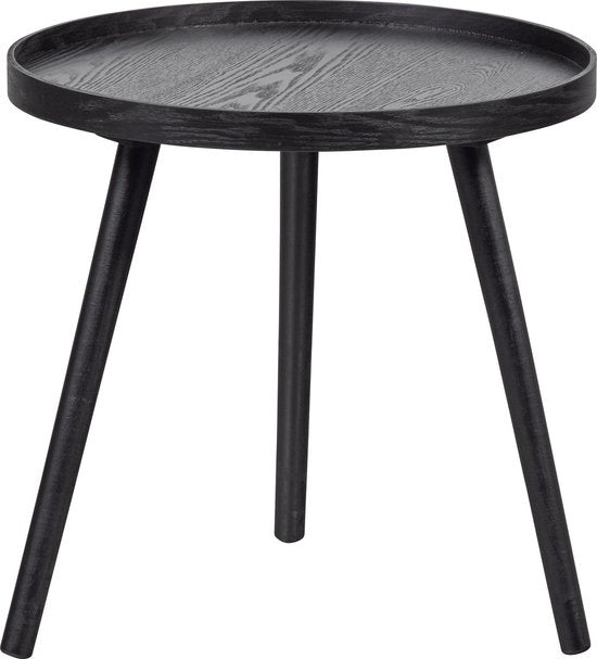 WOOOD Mesa Bijzettafel M - Hout - Zwart — zo goed als nieuw