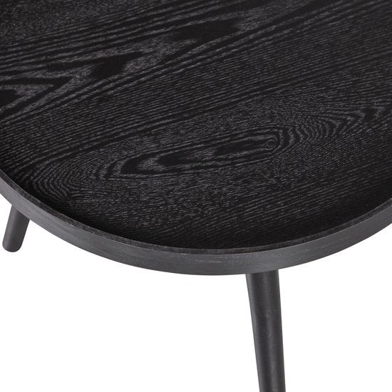 WOOOD Mesa Bijzettafel M - Hout - Zwart — zo goed als nieuw