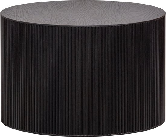 WOOOD Sanne Bijzettafel MDF Zwart — nieuw