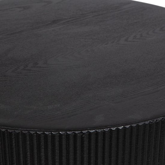 WOOOD Sanne Bijzettafel MDF Zwart — nieuw