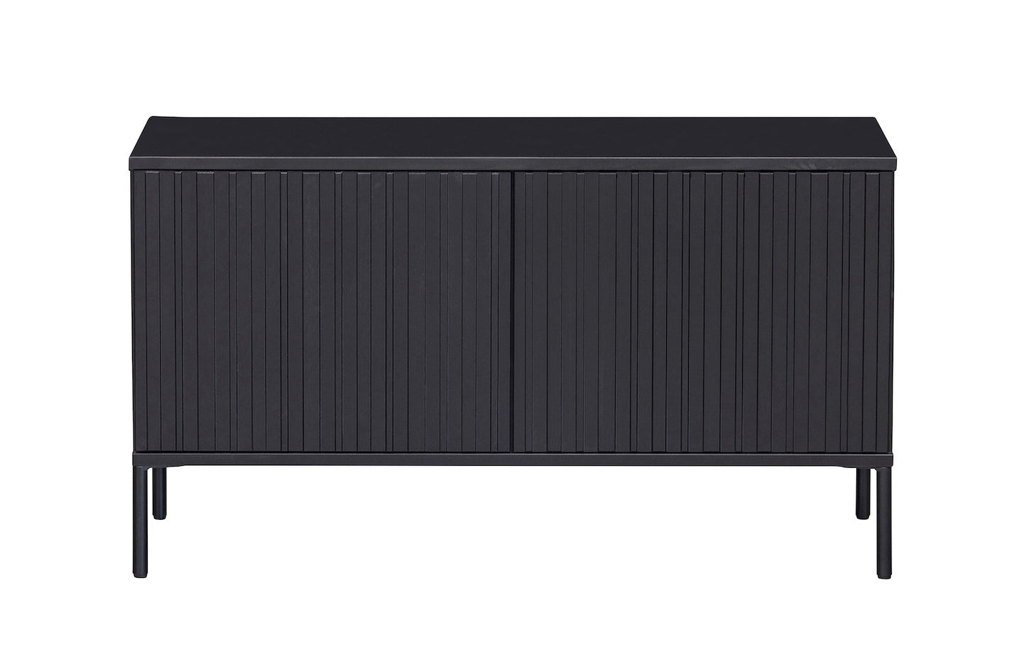 WOOOD New Gravure Tv Meubel - Grenen - Zwart - 56x100x44 — Nieuw