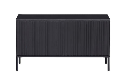 WOOOD New Gravure Tv Meubel - Grenen - Zwart - 56x100x44 — Nieuw