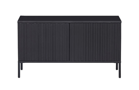 WOOOD New Gravure Tv Meubel - Grenen - Zwart - 56x100x44 — Nieuw