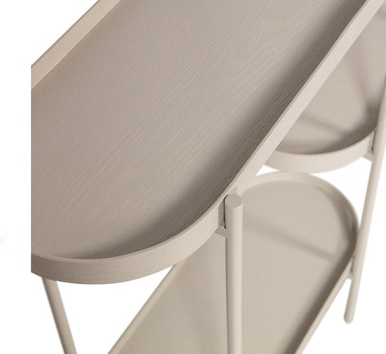 WOOOD Sidetable Noan - Hout/Metaal — nieuw