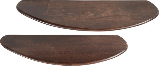 WOOOD Set van 2 Wandplanken Layer hout — zo goed als nieuw