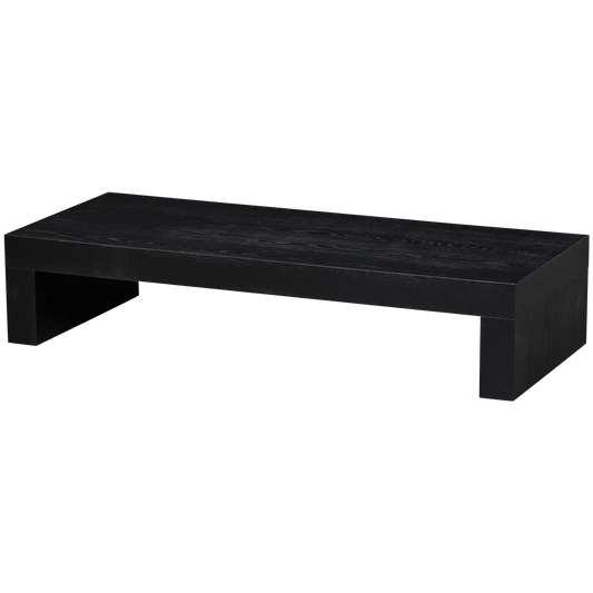 WOOOD Marte Salontafel Hout Zwart 25x120x50 — Zeer goed
