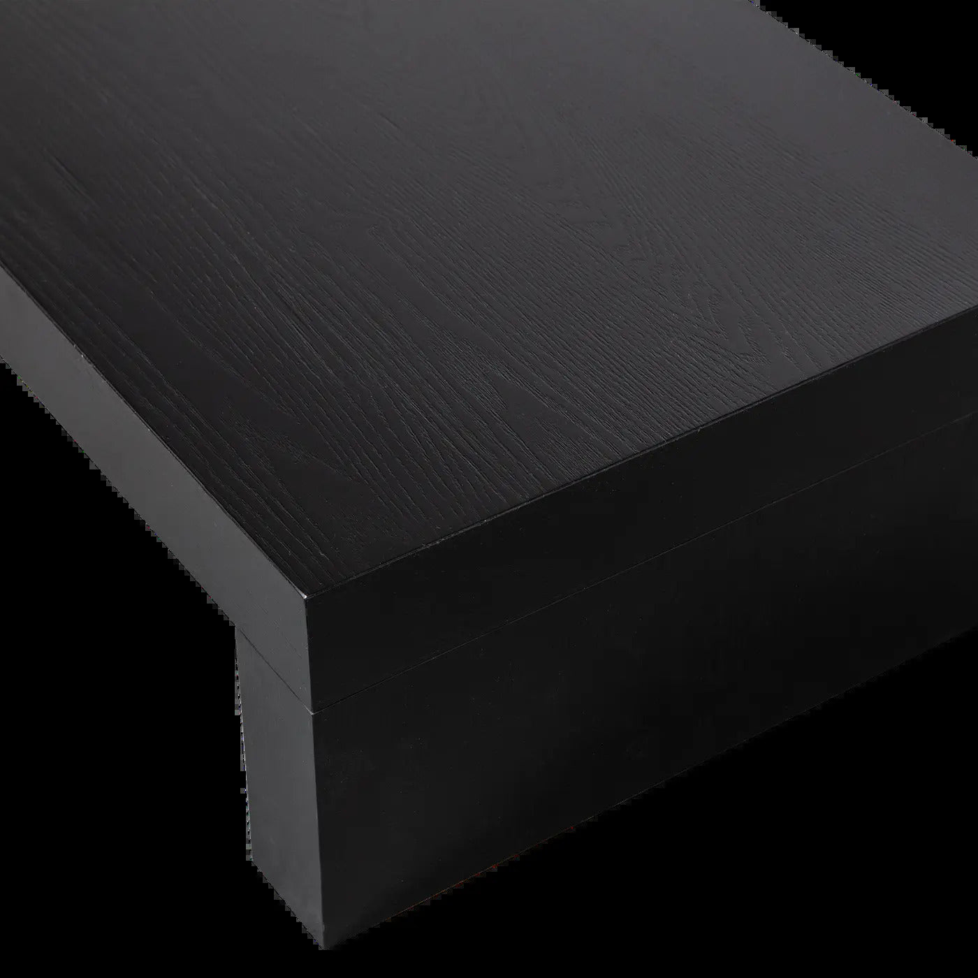 WOOOD Marte Salontafel Hout Zwart 25x120x50 — Zeer goed