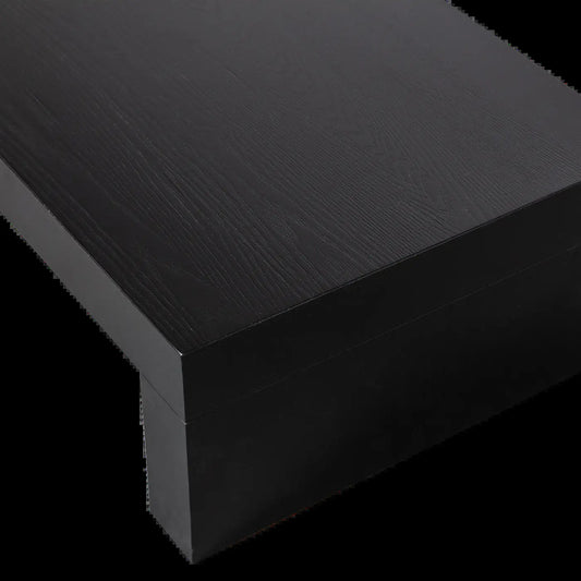 WOOOD Marte Salontafel Hout Zwart 25x120x50 — Zeer goed