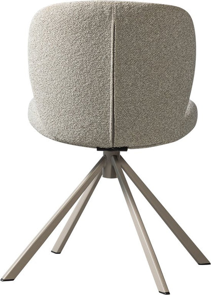 WOOOD Femke Eetkamerstoelen Bouclé Set v — zo goed als nieuw