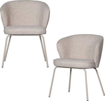 WOOOD Admit Eetkamerstoelen - Set van 2 — zo goed als nieuw