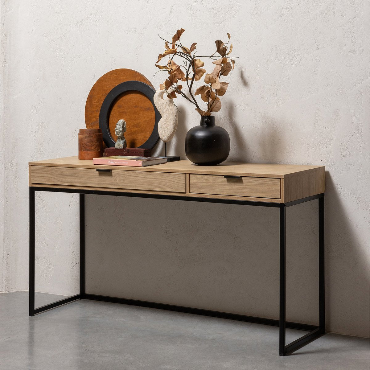 WOOOD Silas Bureau Eiken — zo goed als nieuw