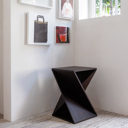 WOOOD bijzettafel Ikem - Acacia - Donkerbruin — nieuw