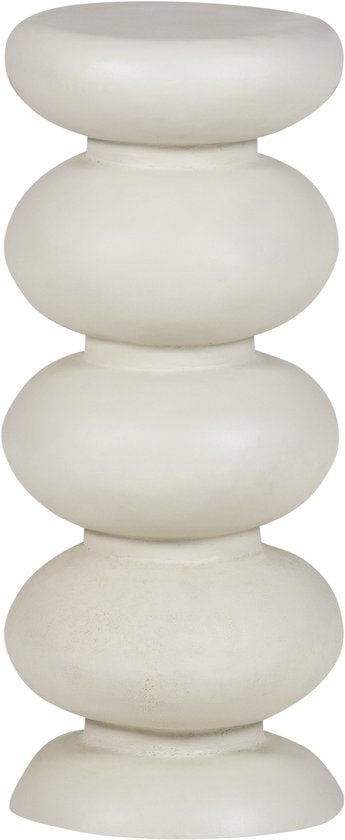 WOOOD Brilo Bijzettafel Metaal Creme 69x29x29 — Zeer goed