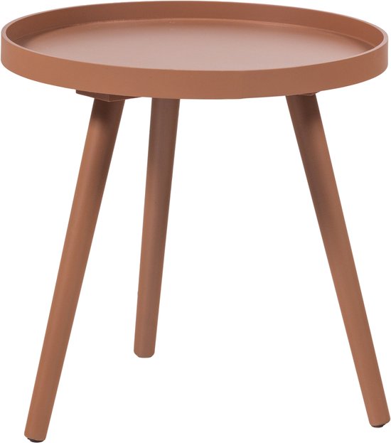 WOOOD Sasha Bijzettafel Ø 40 CM - Hout — zo goed als nieuw