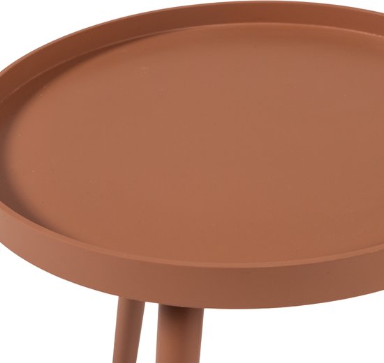 WOOOD Sasha Bijzettafel Ø 40 CM - Hout — zo goed als nieuw
