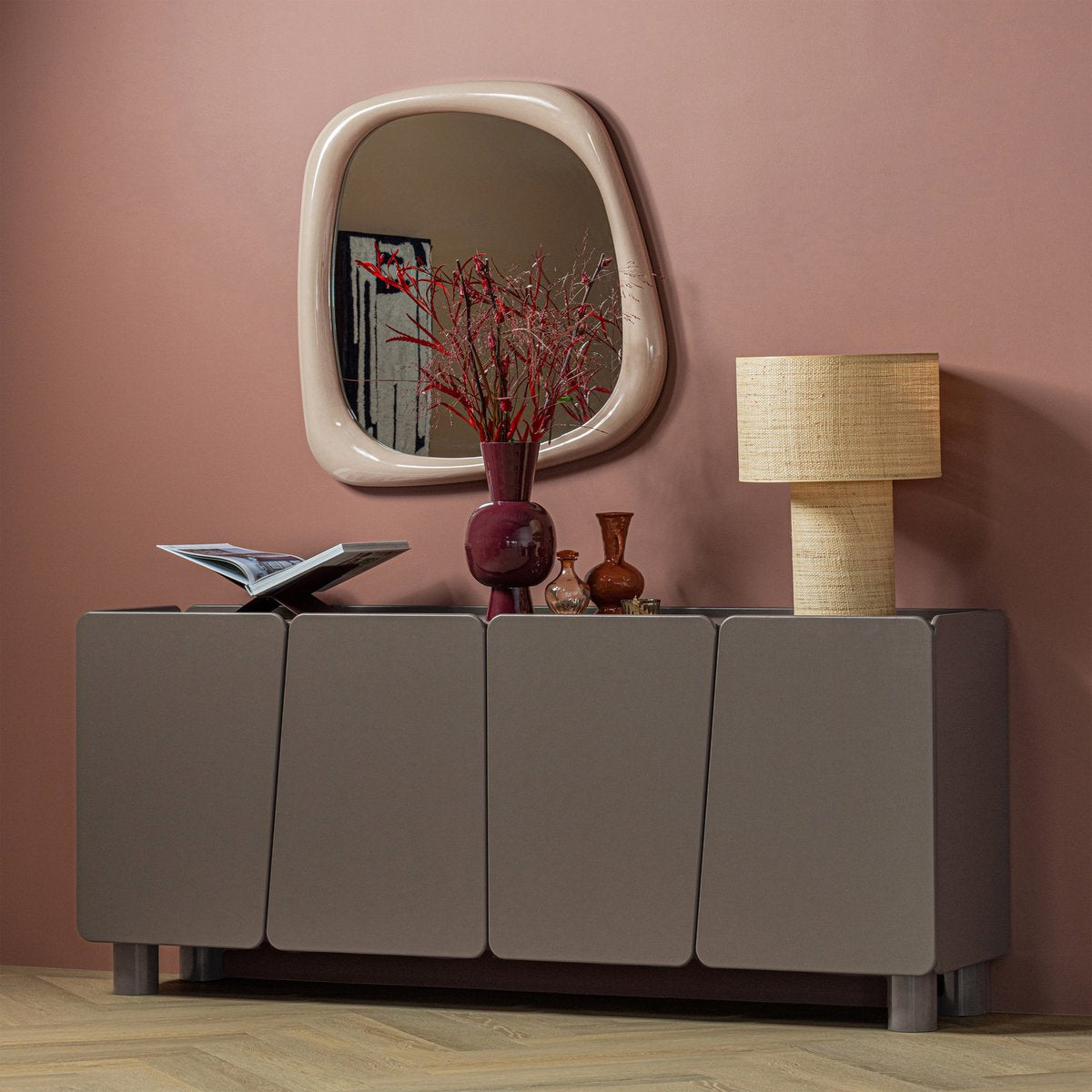 WOOOD Auri Vaas 20 CM - Metaal — nieuw