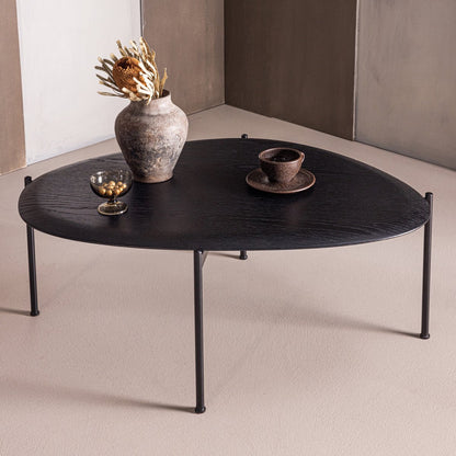 WOOOD Kota Salontafel - MDF/Fineer - Zwa — zo goed als nieuw