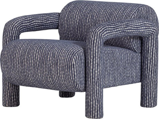 WOOOD Lenny Fauteuil Dessin - Grijsblauw — zo goed als nieuw