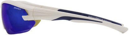 SINNER Speed sportbril wit/blauw — Zeer goed
