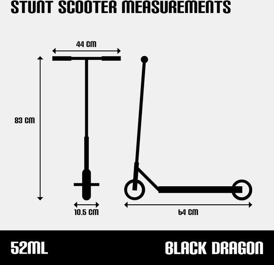 Black Dragon Stuntstep Road Rage — nieuw