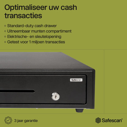 Safescan kassalade SD-4141 — zo goed als nieuw