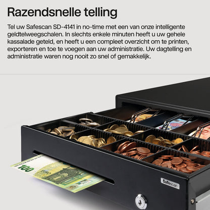 Safescan kassalade SD-4141 — zo goed als nieuw