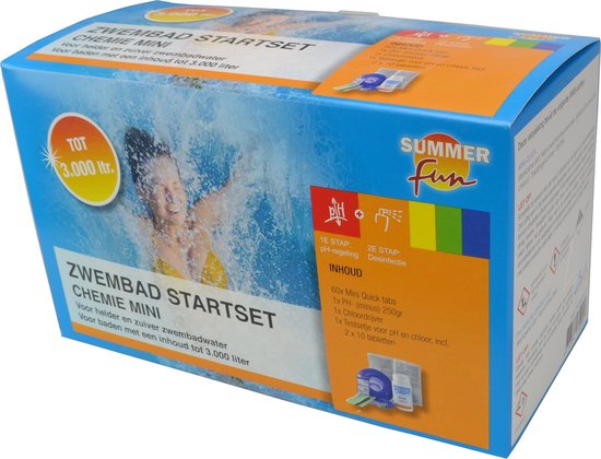 Summer Fun zwembad startset chemie mini — gebruikt