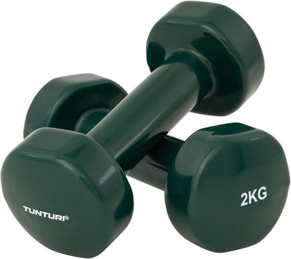 Tunturi Dumbbell set 2 x 2,0 kg — zo goed als nieuw