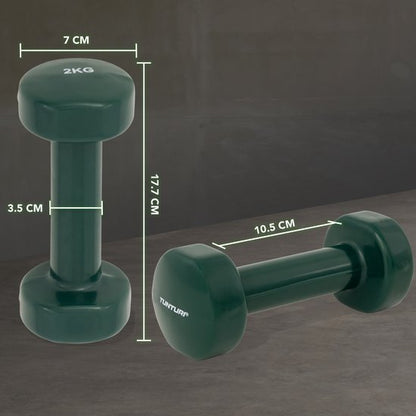 Tunturi Dumbbell set 2 x 2,0 kg — zo goed als nieuw