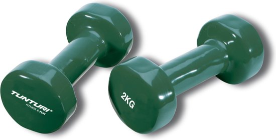 Tunturi Dumbbell set 2 x 2,0 kg — zo goed als nieuw