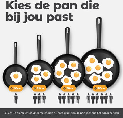 BK Easy Induction Koekenpan 26cm — zo goed als nieuw