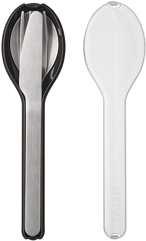 Mepal Ellipse bestekset Nordic black — Zeer goed