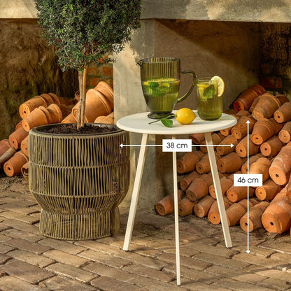 Mica Decorations Seatle Bijzettafel Rond — nieuw