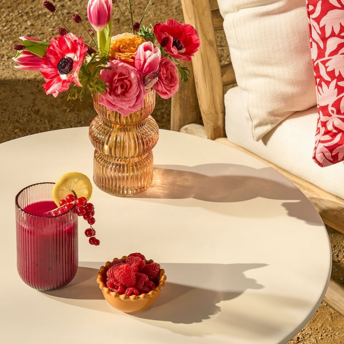 Mica Decorations Seatle Bijzettafel Rond — nieuw