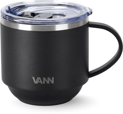 Koffiemok met Oor 330ml – Merk VANN RVS ...Nieuw !!