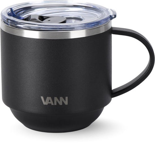 Koffiemok met Oor 330ml – Merk VANN RVS ...Nieuw !!