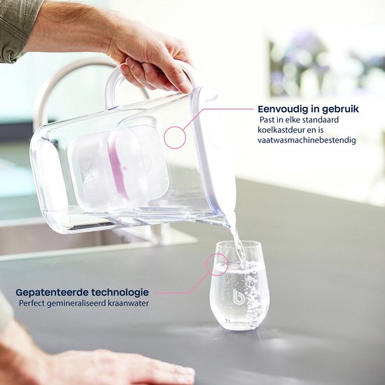 BWT WATERFILTERKAN + 2 x FILTER — zo goed als nieuw
