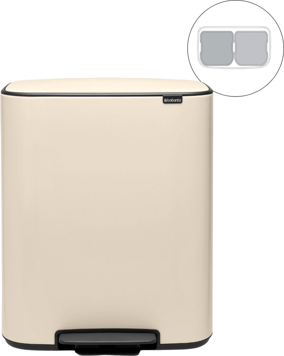 Brabantia Bo Prullenbak - 2 x 30 liter — Nieuw maar beschadigd