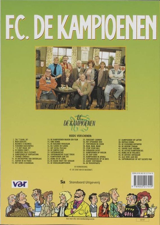 F.C. De Kampioenen 36 - De trouwpartij — gebruikt