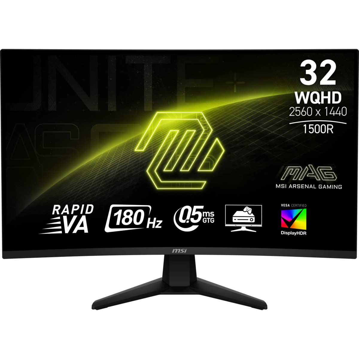 MSI MAG32CQ6F Curved Gaming Monitor — zo goed als nieuw