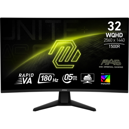 MSI MAG32CQ6F Curved Gaming Monitor — zo goed als nieuw