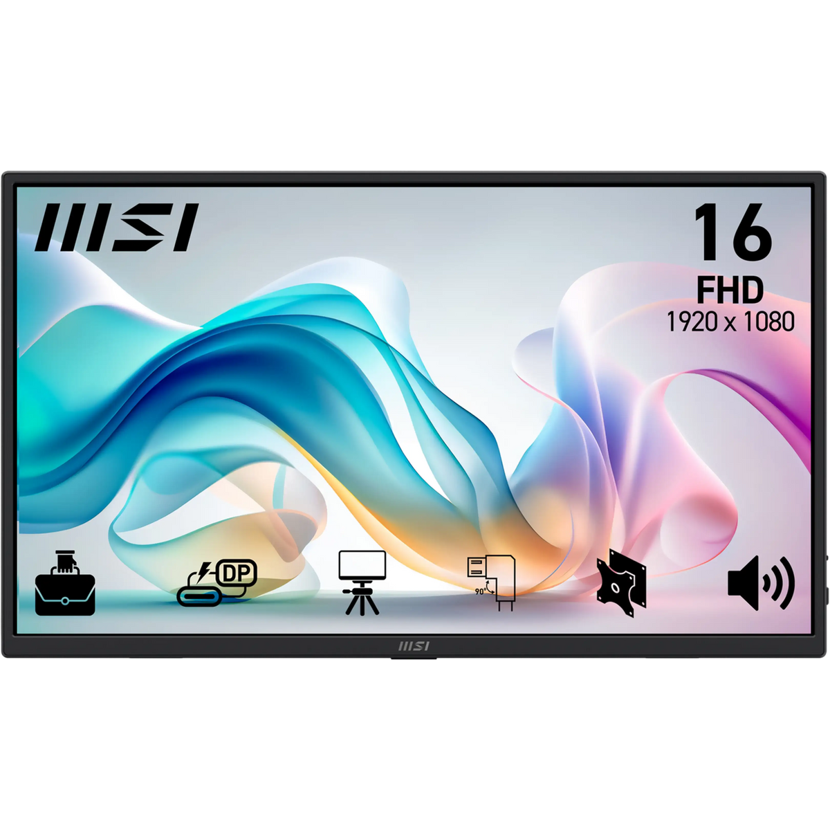 MSI PRO MP165 E6 Portable Monitor — zo goed als nieuw
