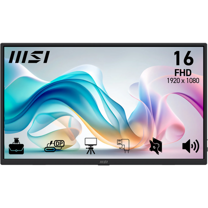 MSI PRO MP165 E6 Portable Monitor — zo goed als nieuw