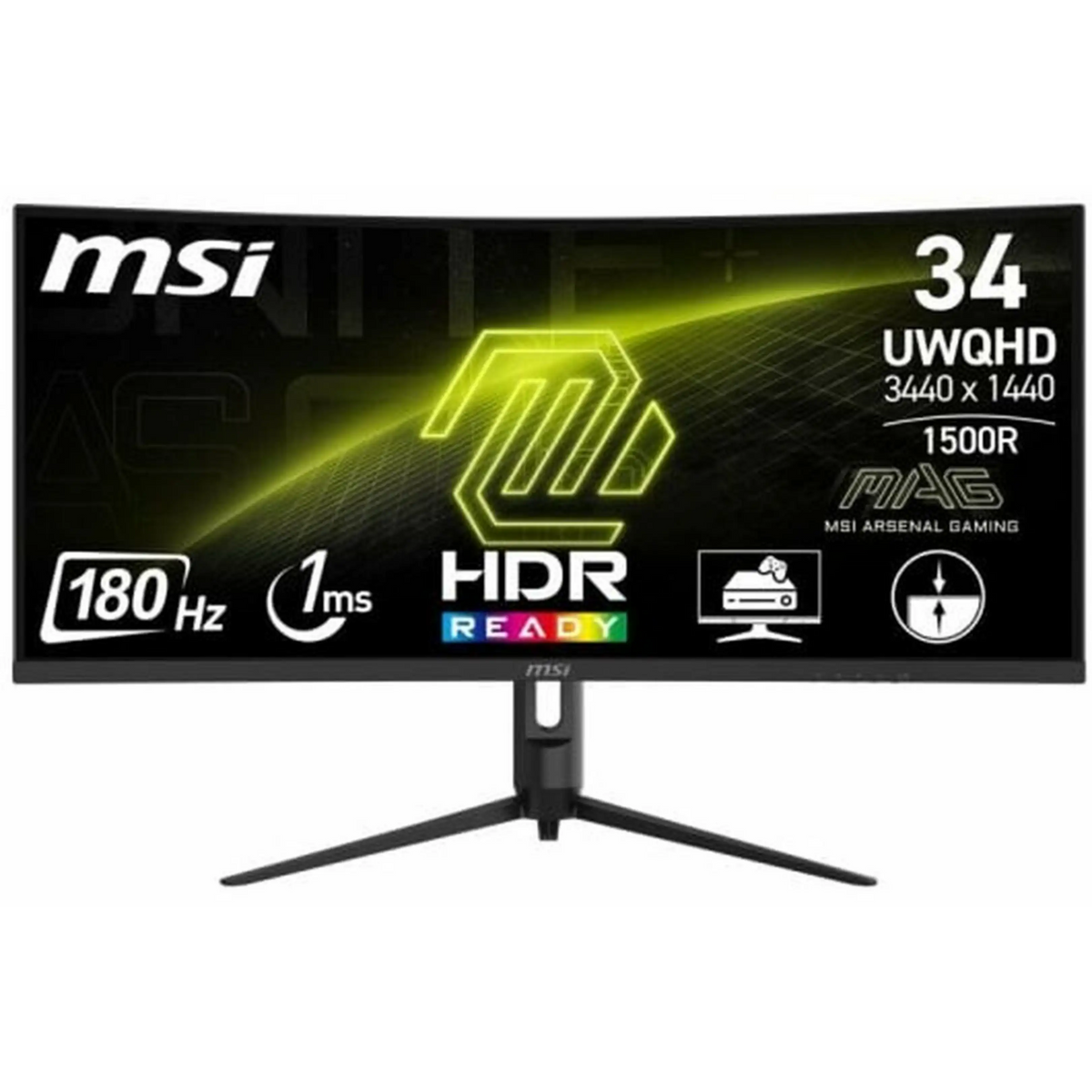 MSI MAG342CQR E2 Gaming Monitor — zo goed als nieuw