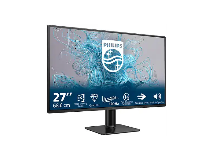 Philips 27E2N2500 QHD IPS Monitor — zo goed als nieuw