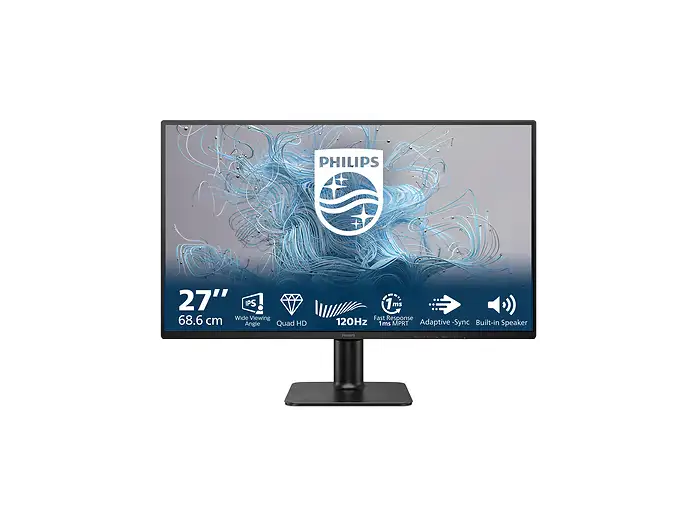 Philips 27E2N2500 QHD IPS Monitor — zo goed als nieuw